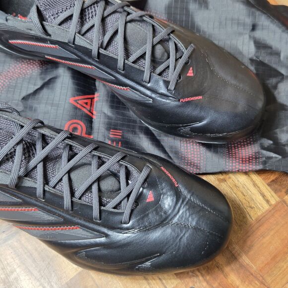 New Adidas COPA PURE 3 ELITE FG Core Black/Carbon/Lucid Red ID9041 Sz 7 US Men - Picture 7 of 15